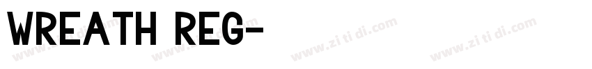 Wreath Reg字体转换